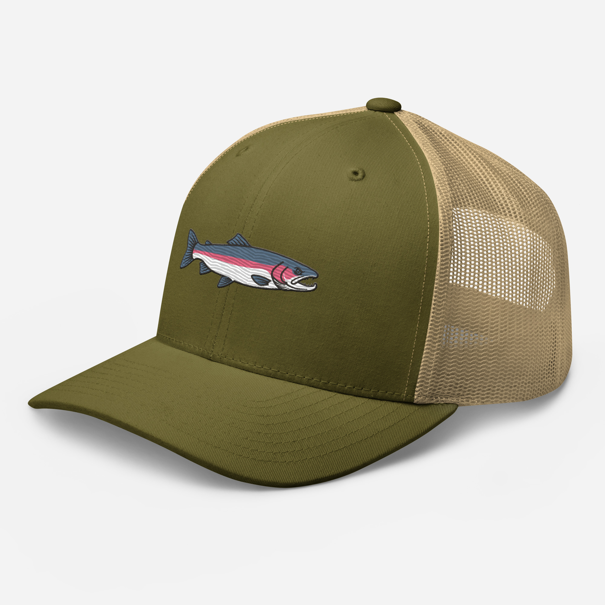 Heather Gray Sleek Rainbow Trout Hat - Image 14