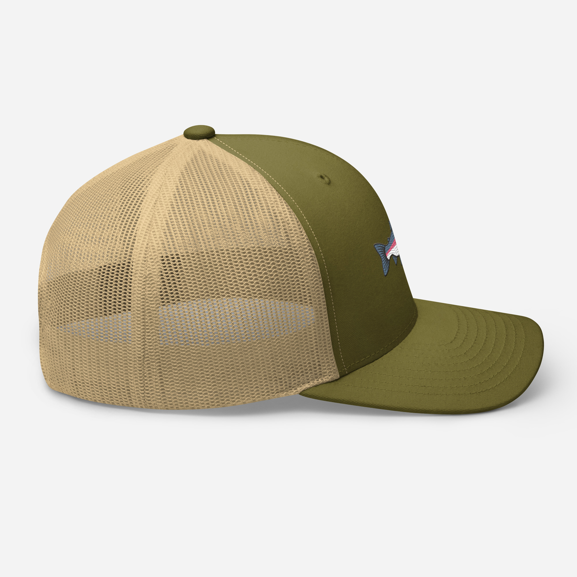 Heather Gray Sleek Rainbow Trout Hat - Image 15