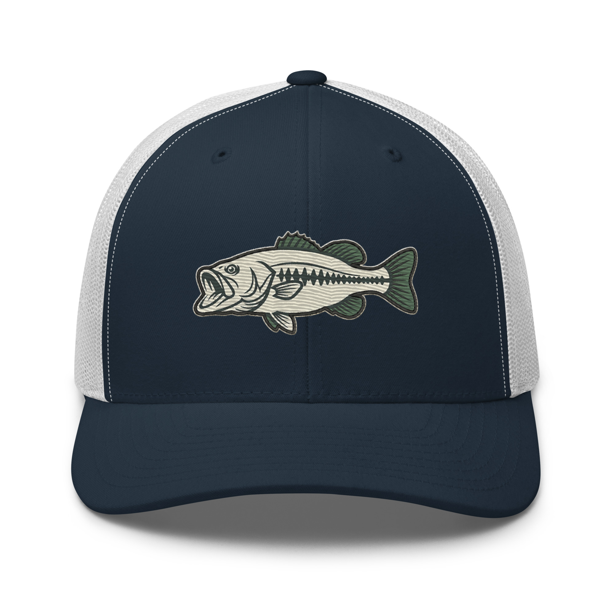 Olive Khaki Vintage Style Bass Hat - Image 8