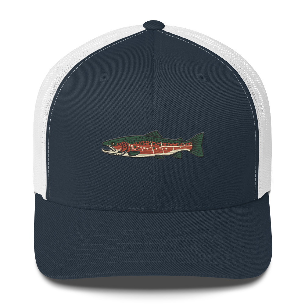 Trout Anatomy Blueprint Hat - Image 17