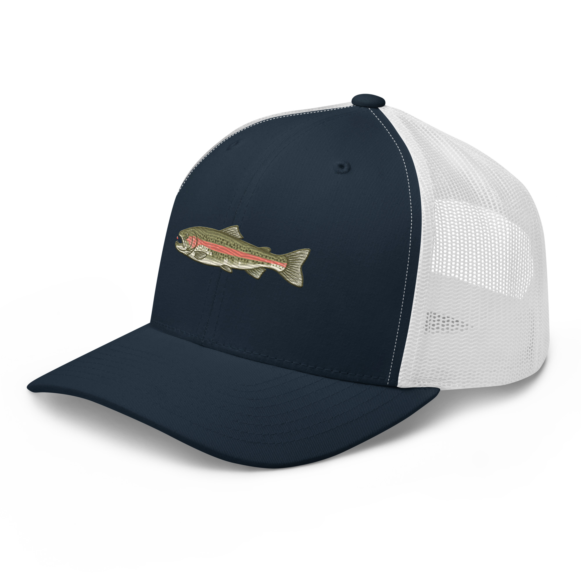Heather Gray Rainbow Trout Angler Hat - Image 3