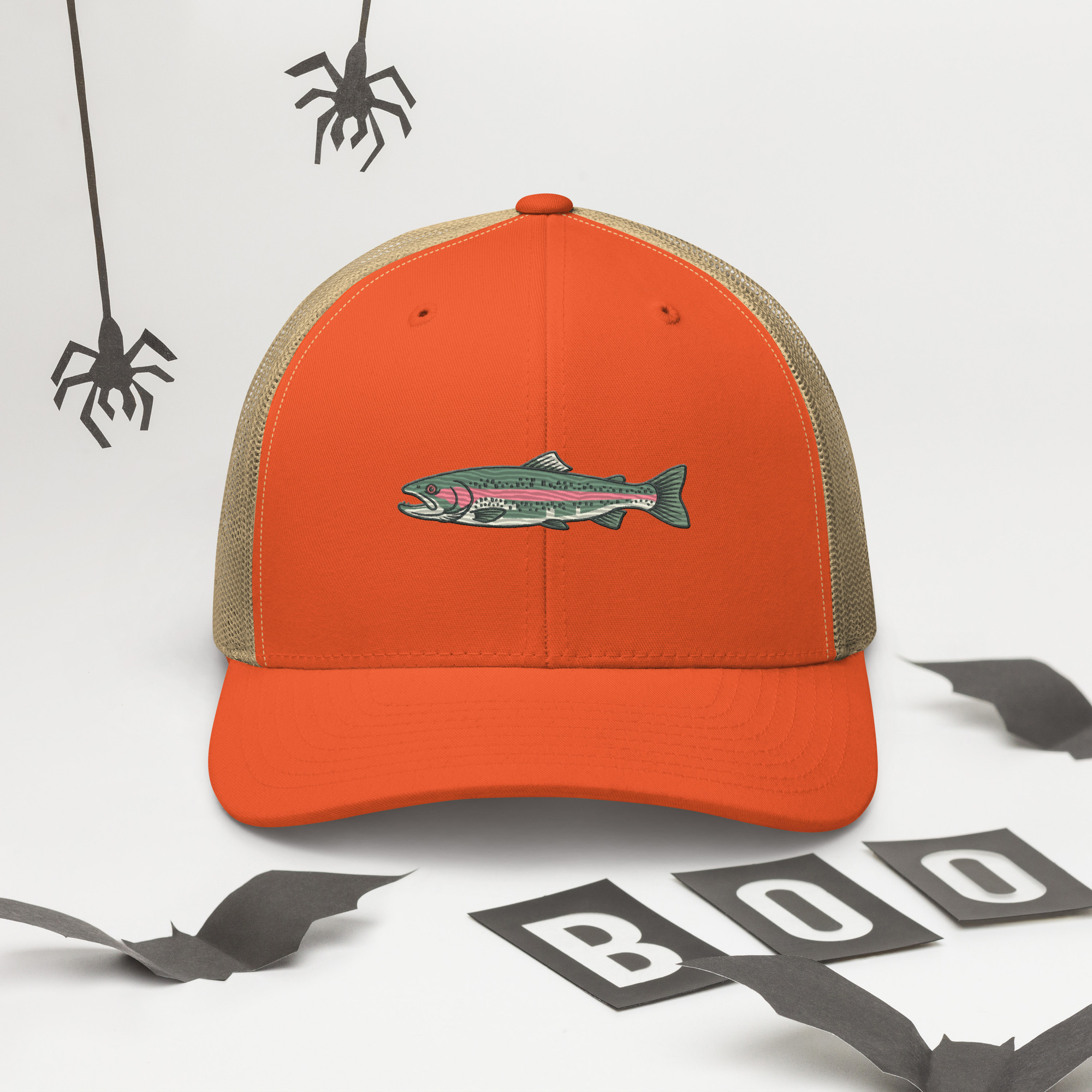 Heather Gray Classic Rainbow Trout Hat - Image 12