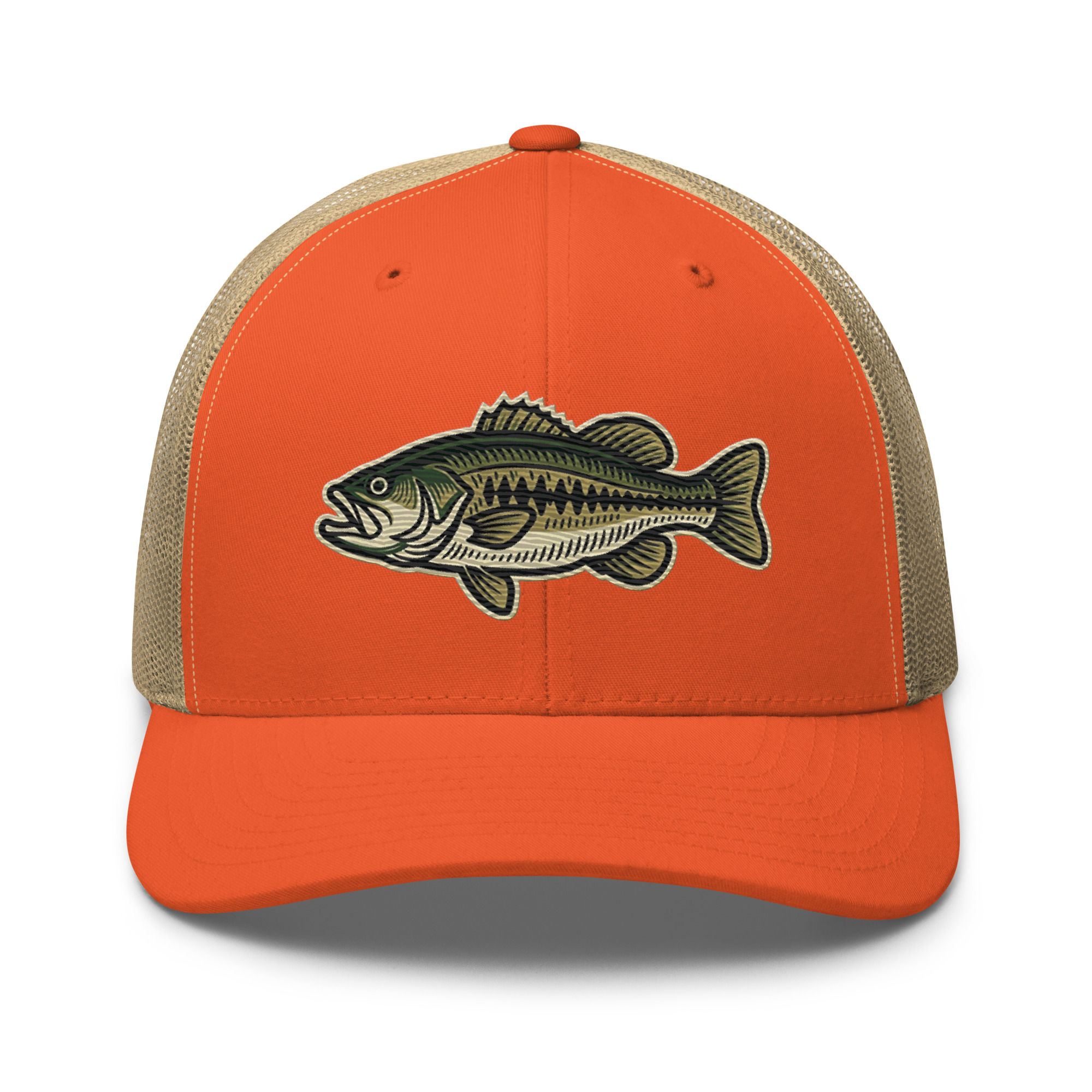 Crazy For Bass Trucker Hat – Bass Fishing Hat for Anglers - Image 7