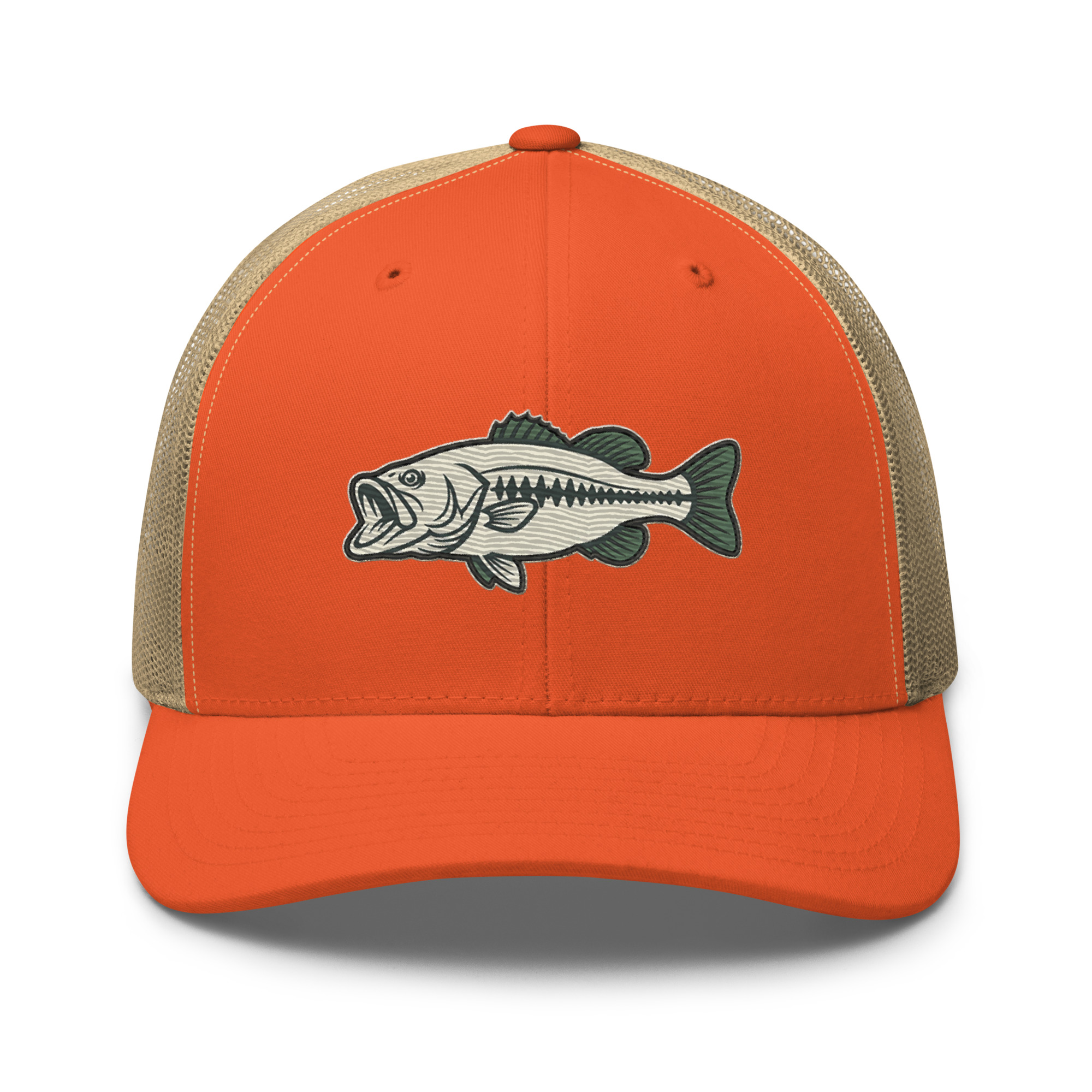 Olive Khaki Vintage Style Bass Hat - Image 32