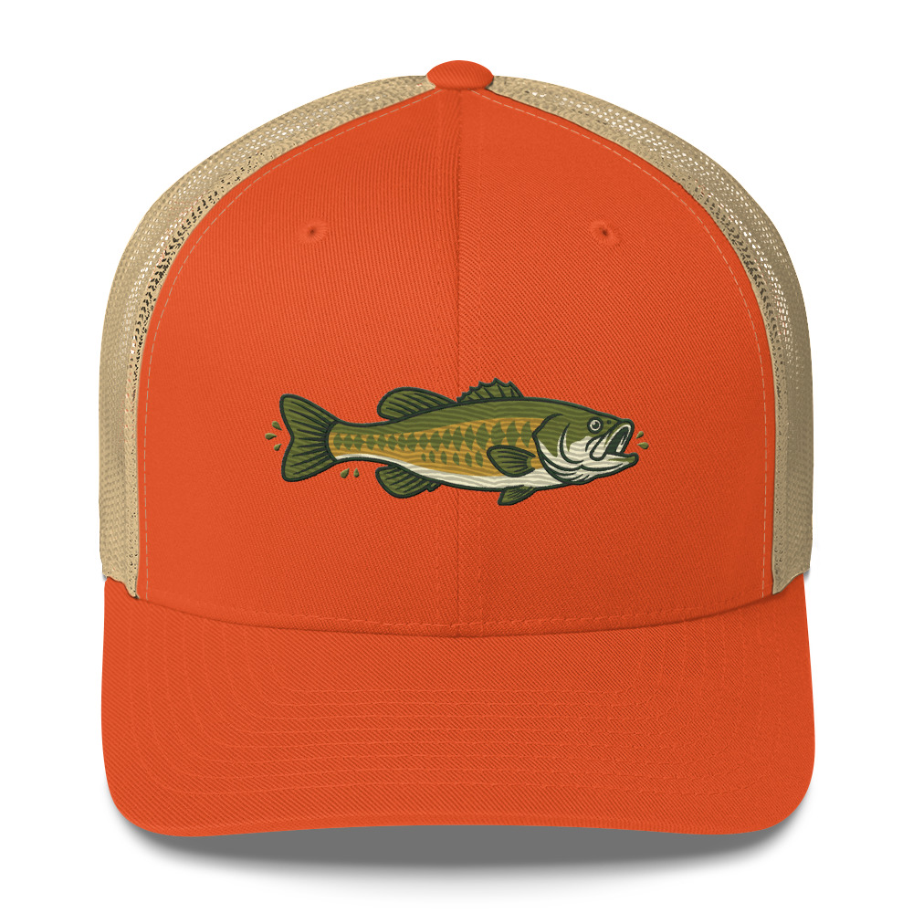 Largemouth Bass Fishing Hat - Image 7