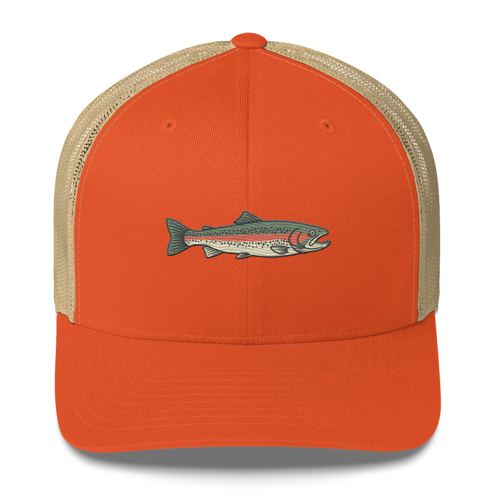 River Stream Rainbow Trout Hat - Image 20