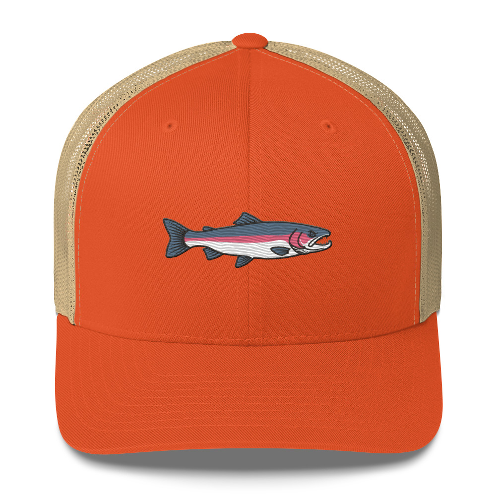 Heather Gray Sleek Rainbow Trout Hat - Image 21