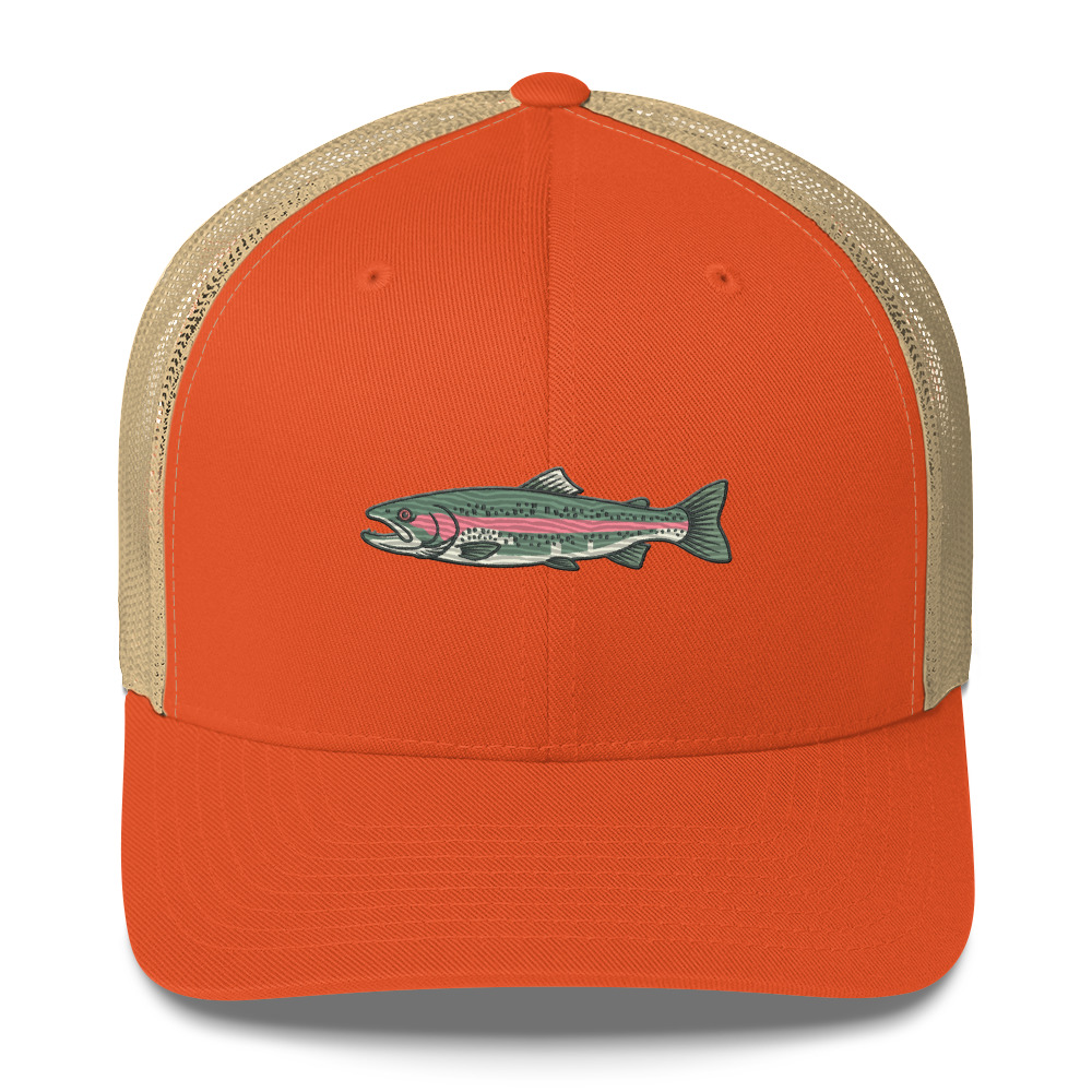 Heather Gray Classic Rainbow Trout Hat - Image 22