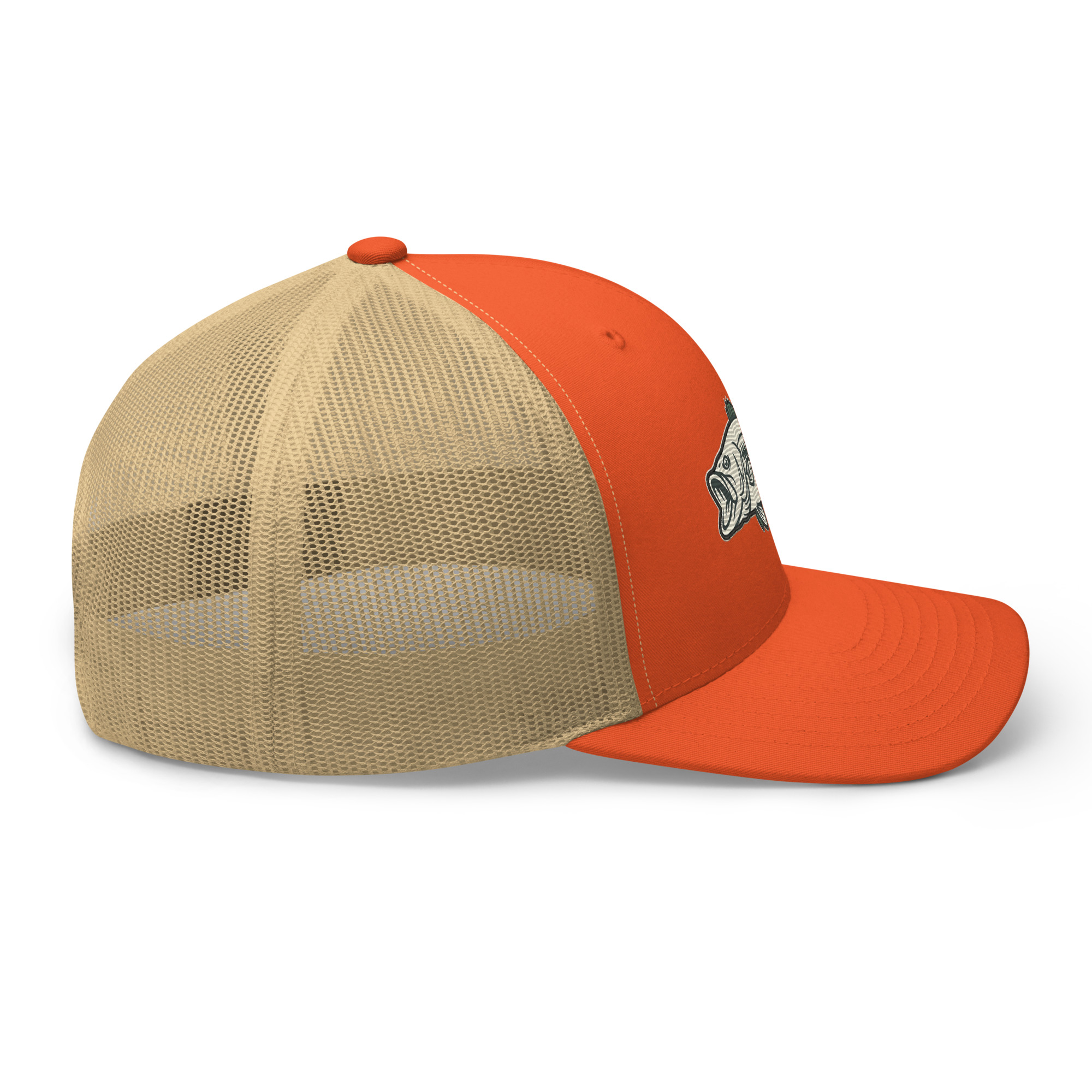 Olive Khaki Vintage Style Bass Hat - Image 36