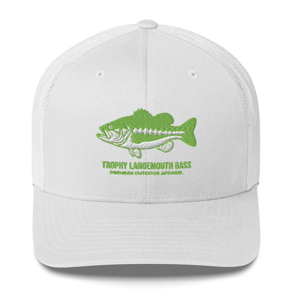 Trophy Largemouth Bass Hat | Yupoong 6606 Embroidered Cap - Image 8