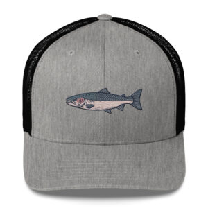 Detailed Hatch Salmon Fishing Hat